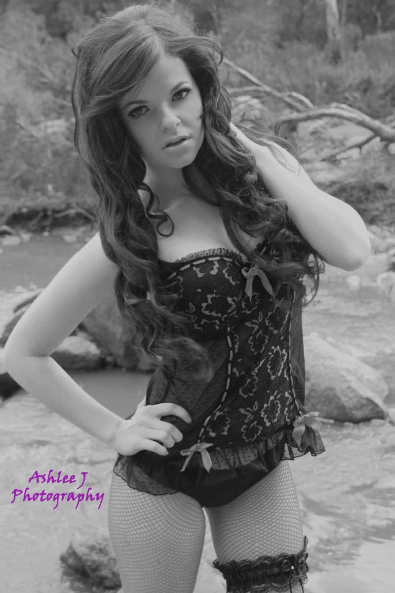 Female model photo shoot of Asha Ellem in Crows Nest Falls