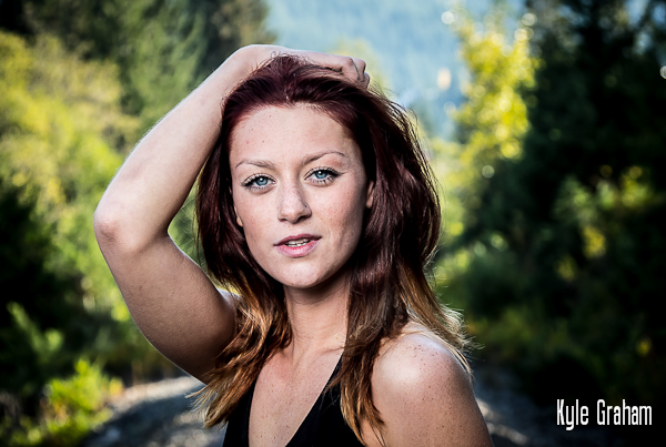 Female model photo shoot of PamelaHoulihan in Nita Lake, Whistler, BC
