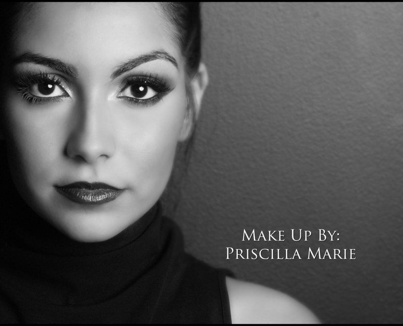 Female model photo shoot of MakeupbyPriscilla