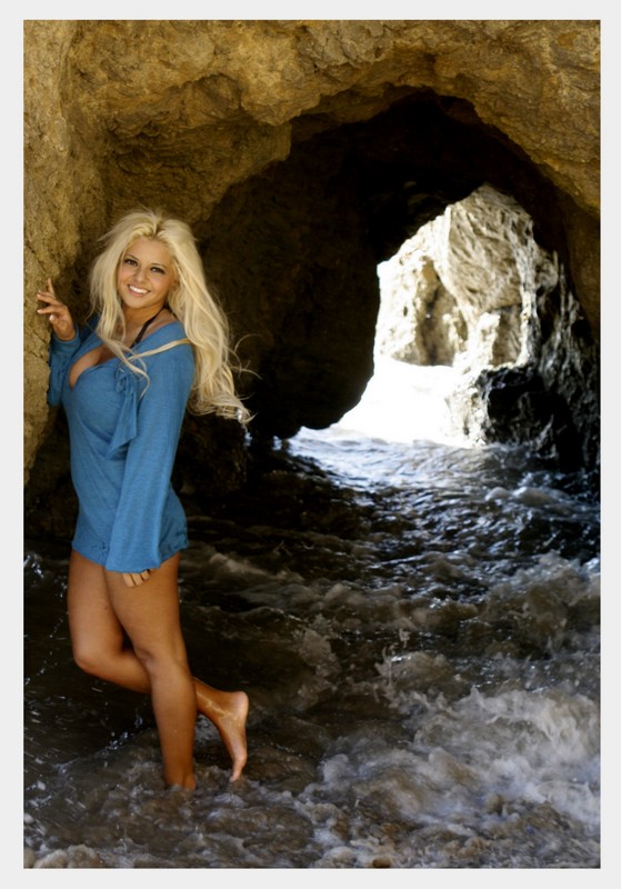 Female model photo shoot of mmrk in Malibu