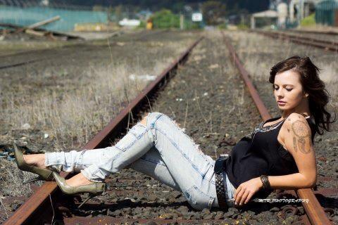 Female model photo shoot of Demi V in Burnie