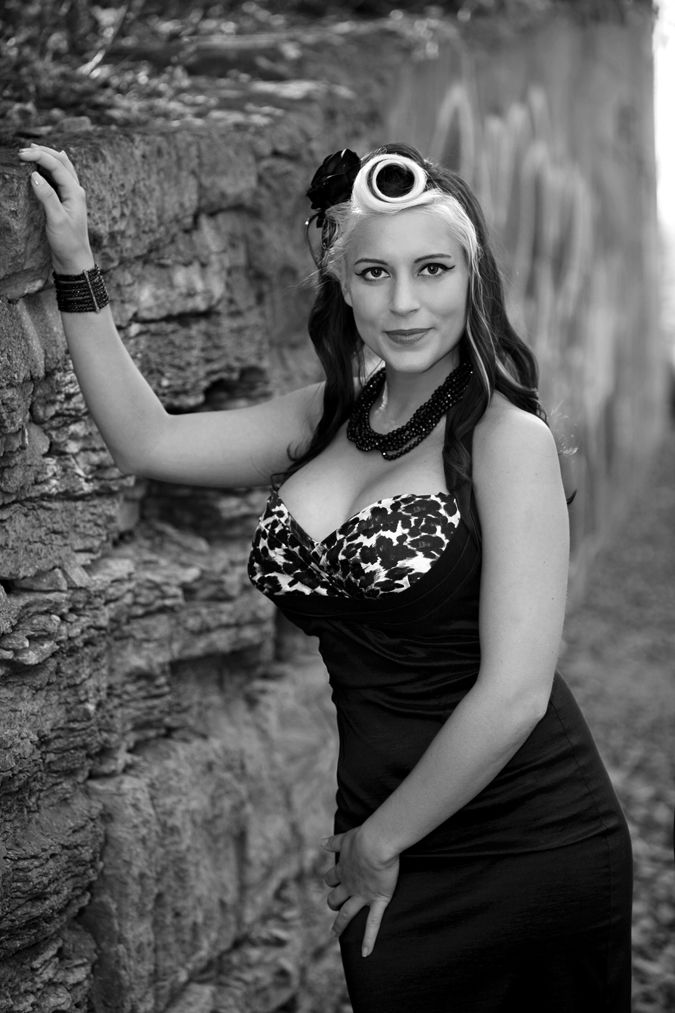 Male and Female model photo shoot of Fred Romano Photography and Bourbon Bettie in Mendota, MN
