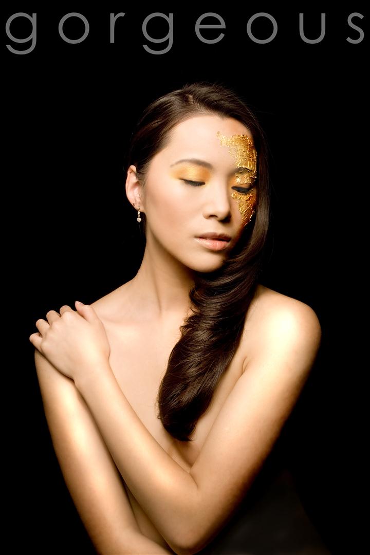 Female model photo shoot of Karen Tsui, hair styled by Sean Butt Hairdressing