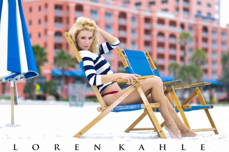 Female model photo shoot of Kristin Hicks by Loren Kahle in Clearwater Beach, FL