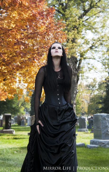 Female model photo shoot of Bailey Lynn Photography in Fairmount Cemetery