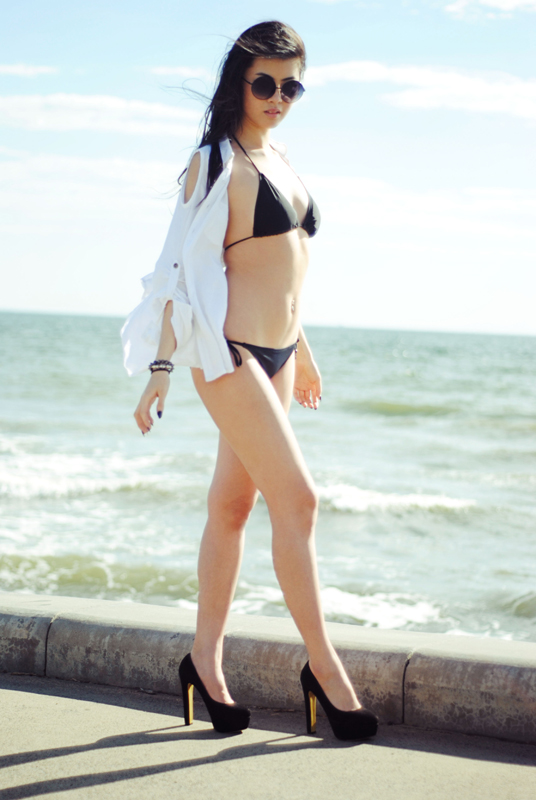 Female model photo shoot of Ting Ting Qian by STEPHANIE THY in Brighton Beach