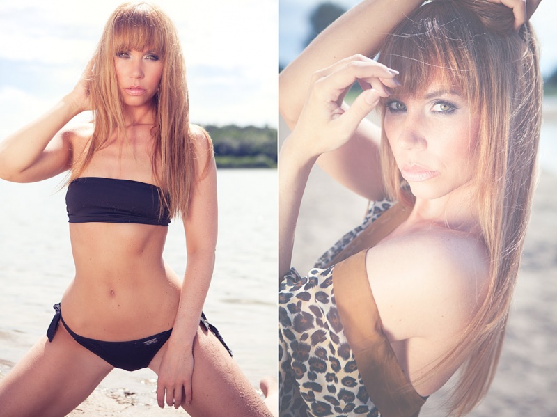 Female model photo shoot of Nadja Moutevelidis  in Beach
