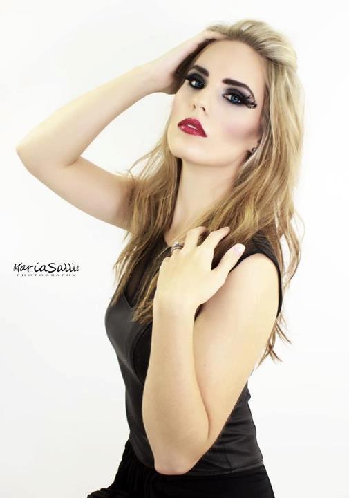 Female model photo shoot of Jessi Bombshell Makeup
