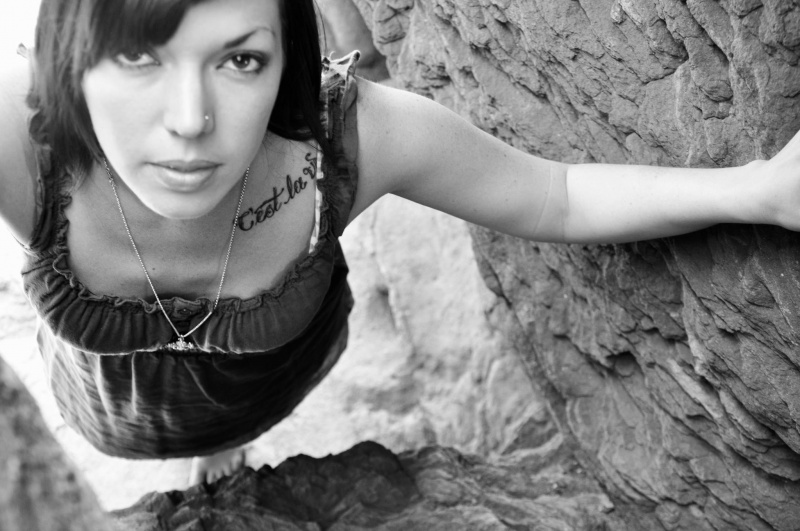 Female model photo shoot of Astoria Lust in Red Rocks