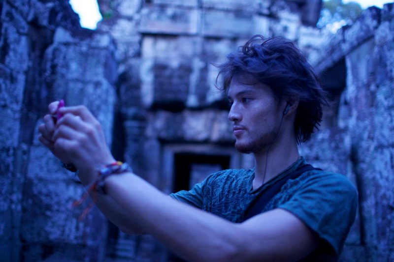 Male model photo shoot of Thomas Laughton smith in Angkor Wat