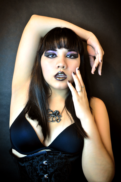 Female model photo shoot of Monster Missa