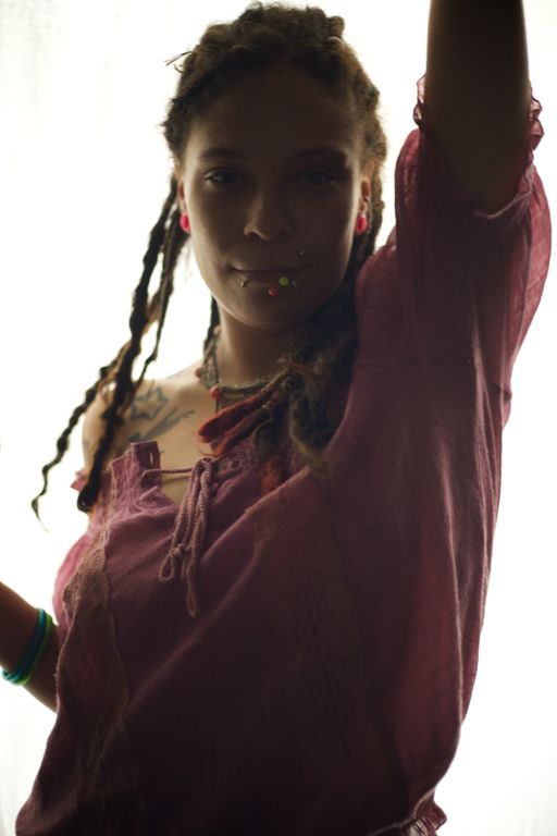 Female model photo shoot of HippiSarah by PalinOptika Studios in Richmond, VA