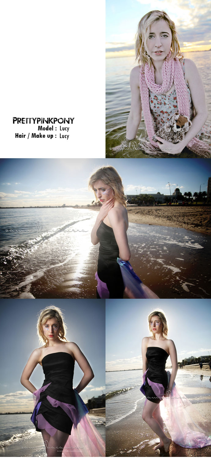 Male and Female model photo shoot of Sam With a Camera and prettypinkpony in St Kilda Melbourne