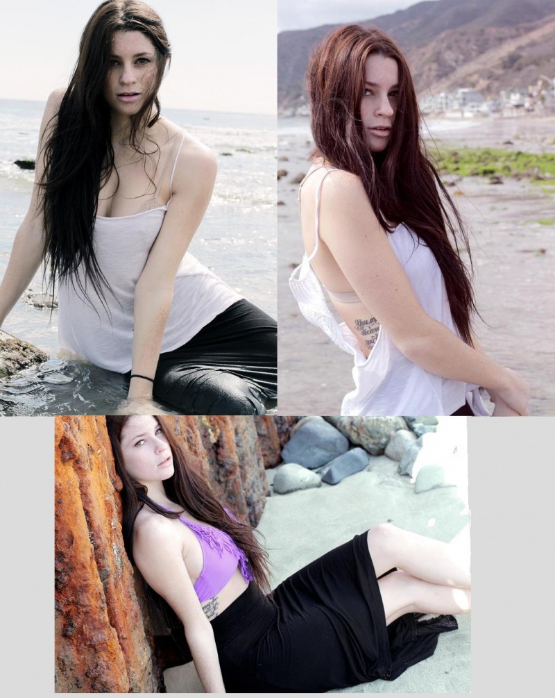 Female model photo shoot of LordAsh Photography and Emily Blumberg in Topanga Beach