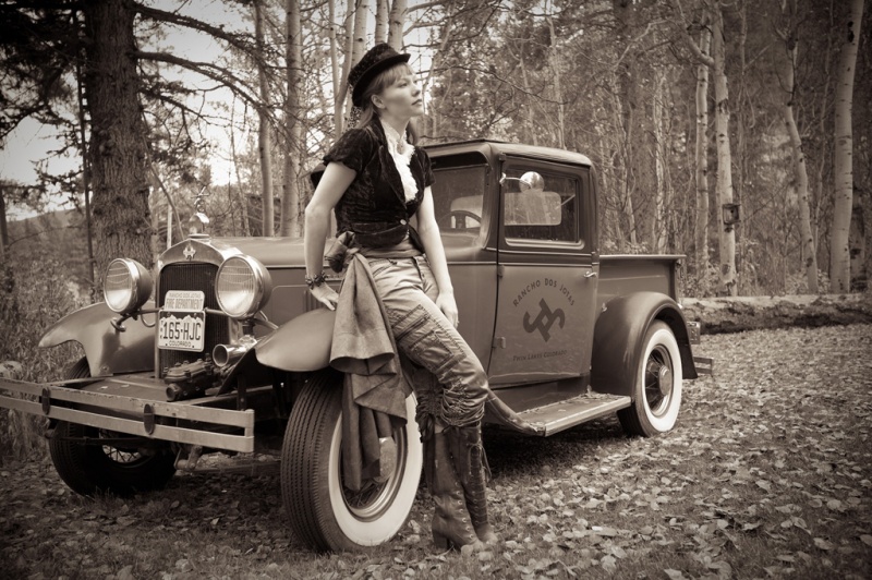 Female model photo shoot of Lauren Garceau  in Aspen