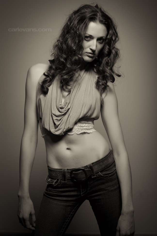 Female model photo shoot of kira pinski hairstylist