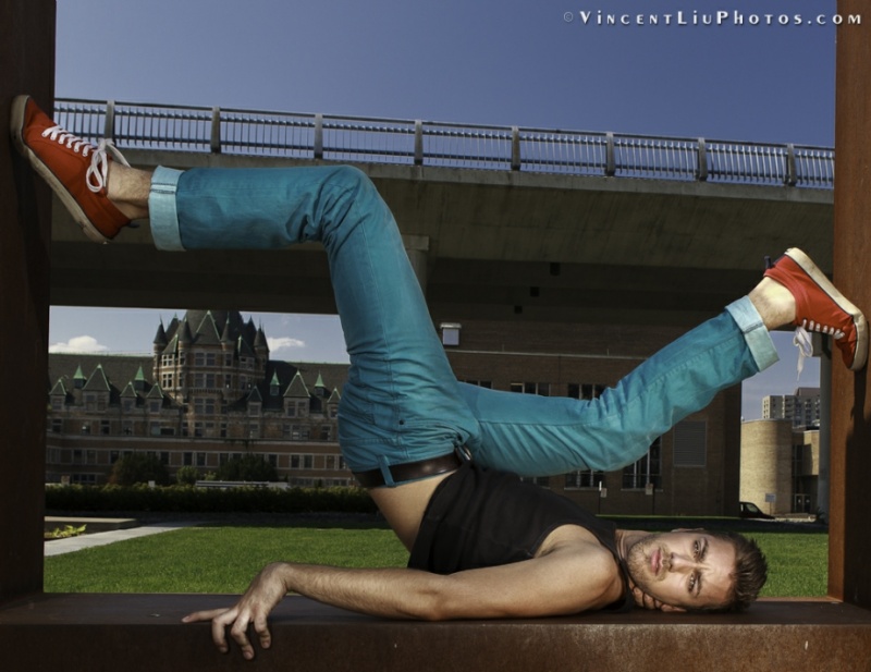 Male model photo shoot of Axelstone by Vincent Liu in Montreal