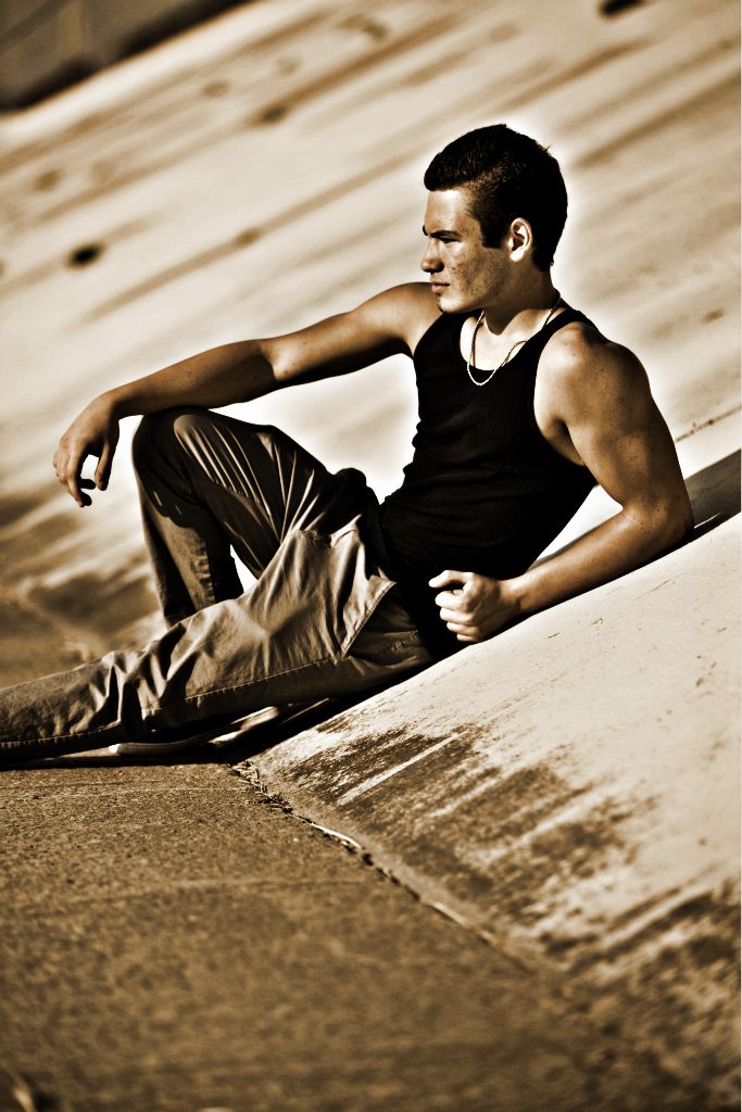 Male model photo shoot of Allen Arminyan by Darkwave Photographics in la river