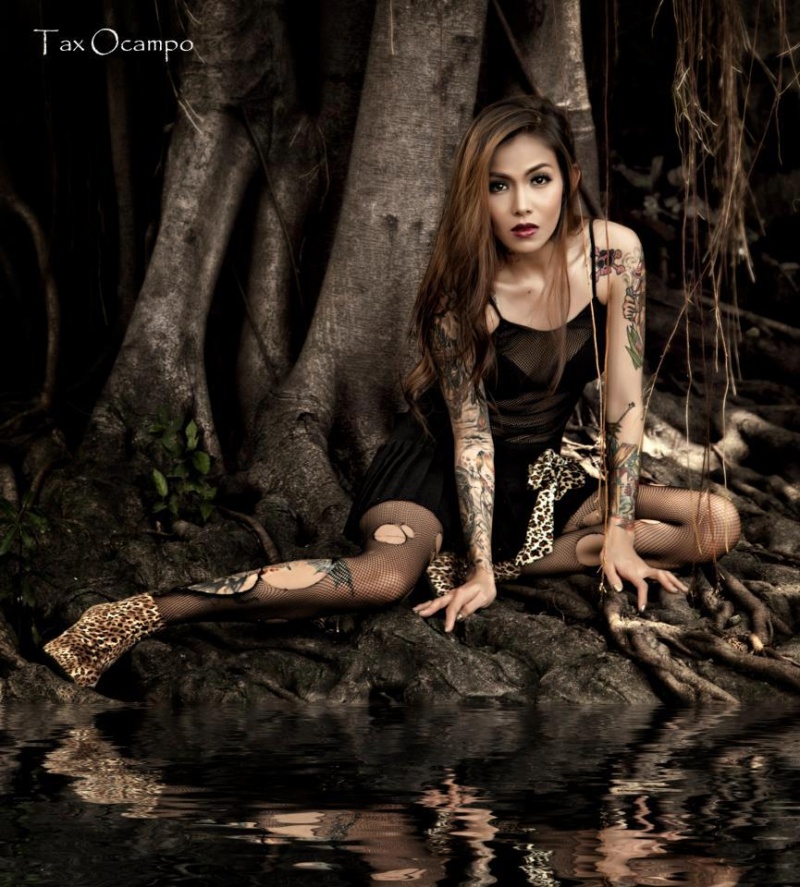 Female model photo shoot of pench andanar