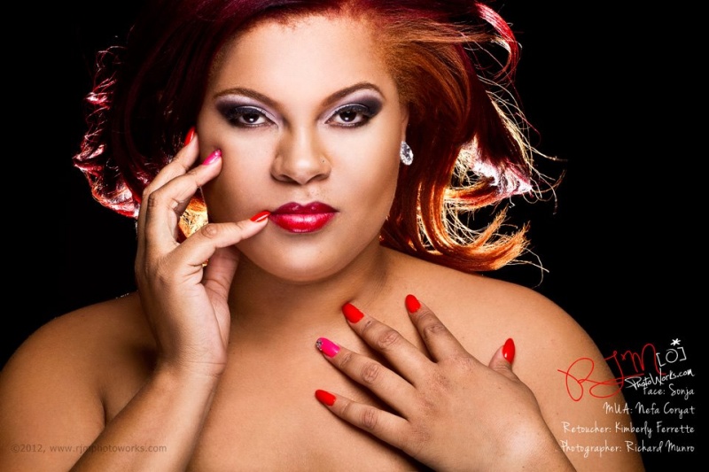 Female model photo shoot of Sonja Pollonais RED in Trinidad