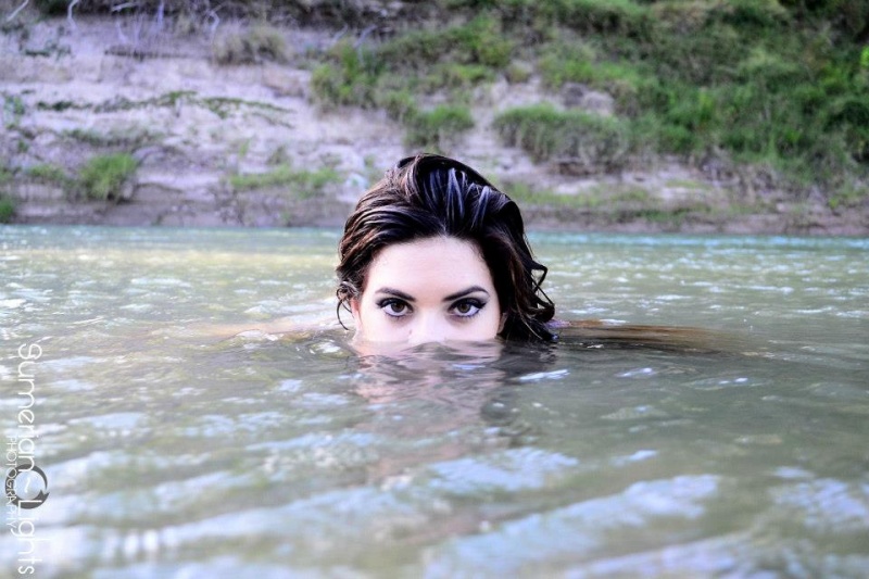 Female model photo shoot of Elizabeth Keenan in Guadalupe River, TX