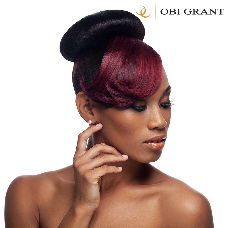 Female model photo shoot of Stylist Lee by Obi Grant in Houston tx, hair styled by Stylist Lee