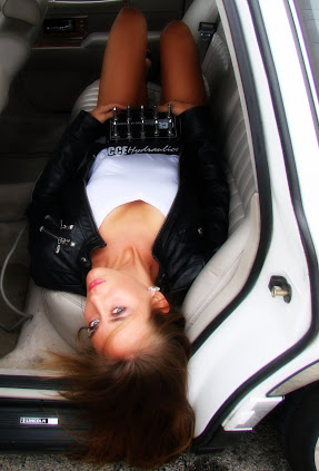 Female model photo shoot of CheyenneMarie in Cool Cars, Preston Hwy, Louisville, KY