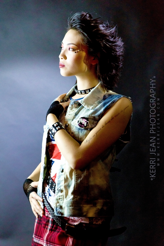 Female model photo shoot of Cynthia Cai by Kerri Jean Photography, makeup by Sasha Star 