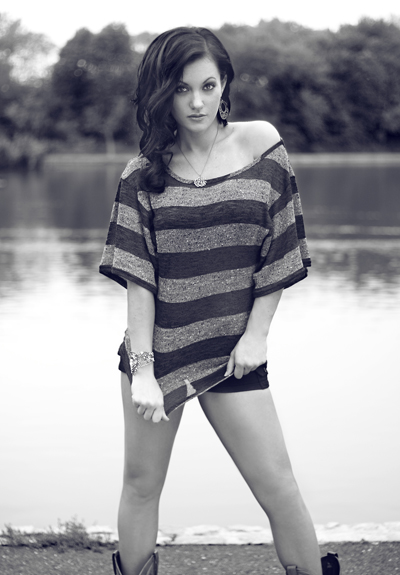 Female model photo shoot of Apryl Evans by Bryan Dewitt NYC, makeup by BrianaDanielle