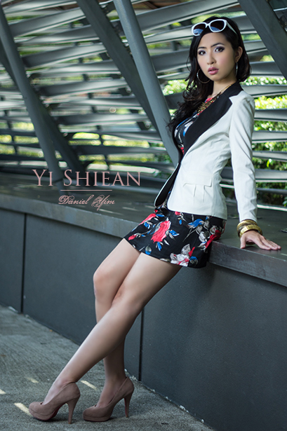 Female model photo shoot of Yi Shiean by Daniel Y