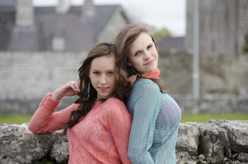 Female model photo shoot of Nataliaa  and andzelika96 by RHKS in Claregalway