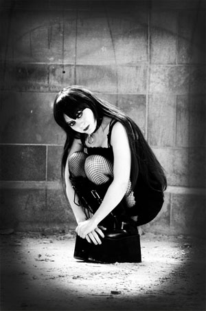 Female model photo shoot of Siddella by Darker-Side of-Midnight