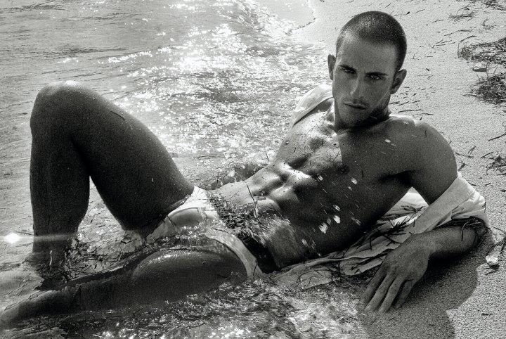 Male model photo shoot of nicolas patrick in south beach, fl