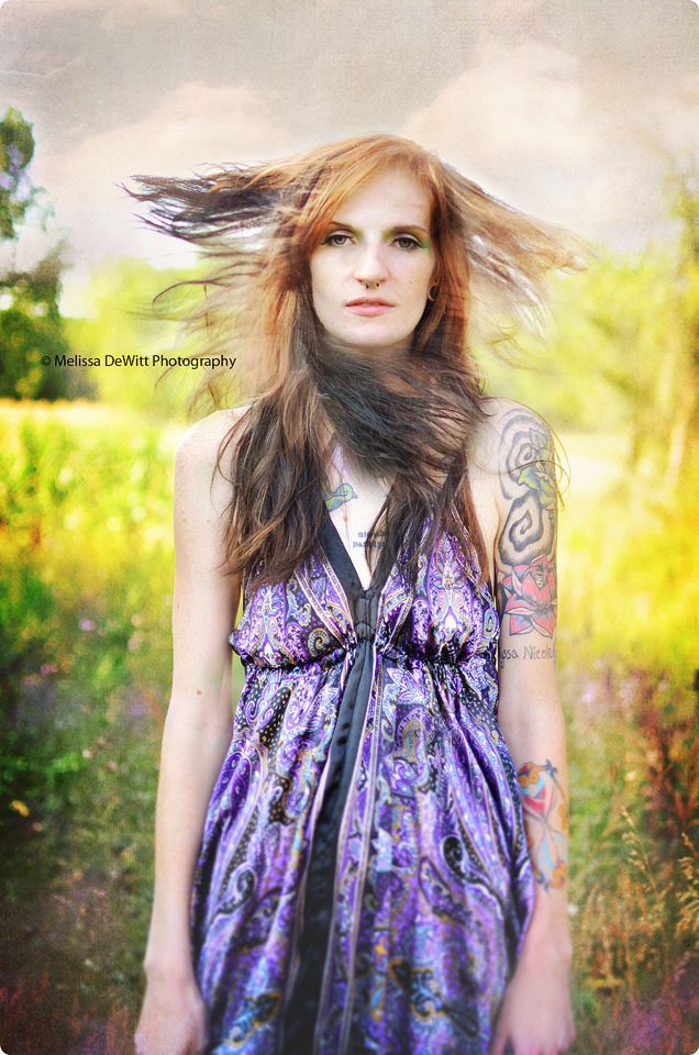 Female model photo shoot of Melissa DeWitt Photo in Indiana