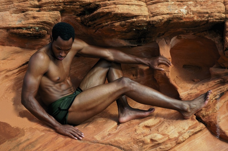 Male model photo shoot of Stillman Photography and Dwayne Bright in Sand Hollow State Park, Utah
