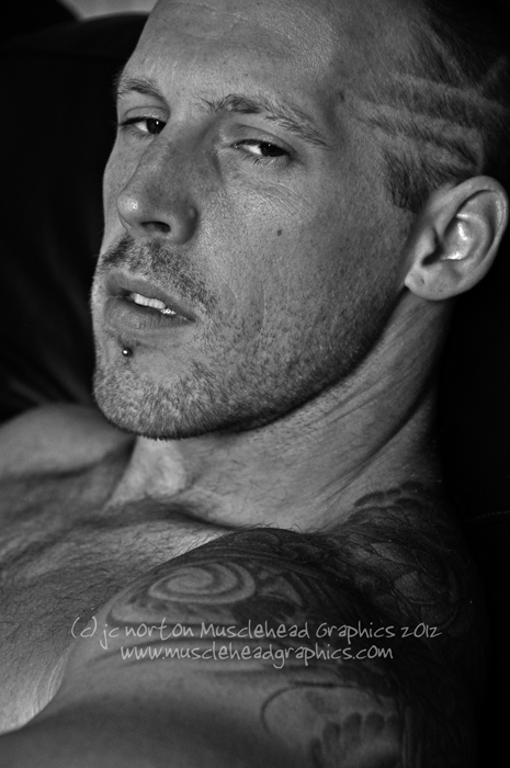 Male model photo shoot of Musclehead Graphics and TJ Prall