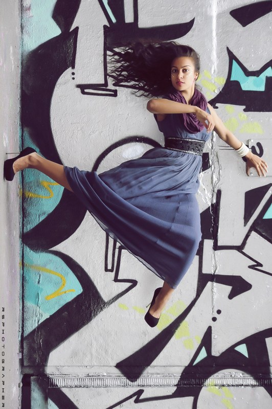 Female model photo shoot of L okadigbo by Riccardo Scrocca in London