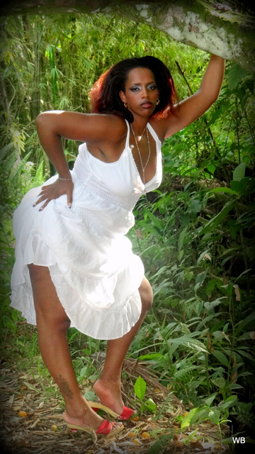 Female model photo shoot of muskad in martinique