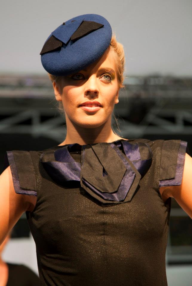 Female model photo shoot of Anna Zant in London Garments Expo 2012