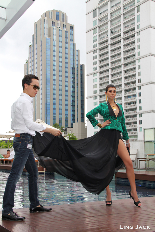 Male model photo shoot of LingJack in Bangkok