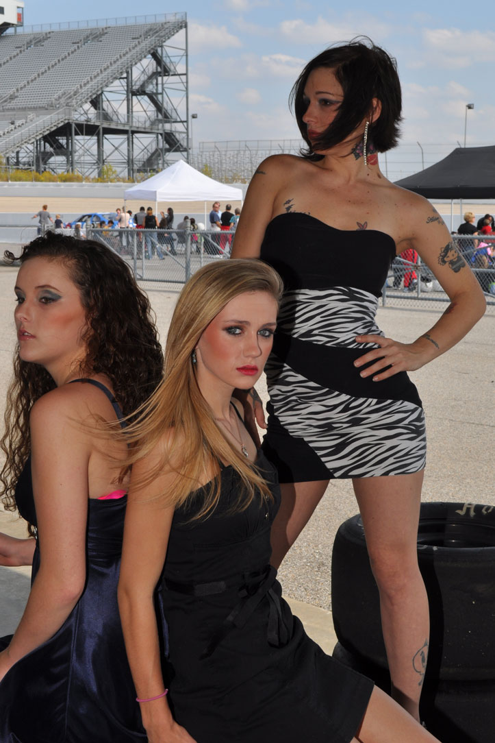 Female model photo shoot of Mizz MYA in Memphis International Raceway