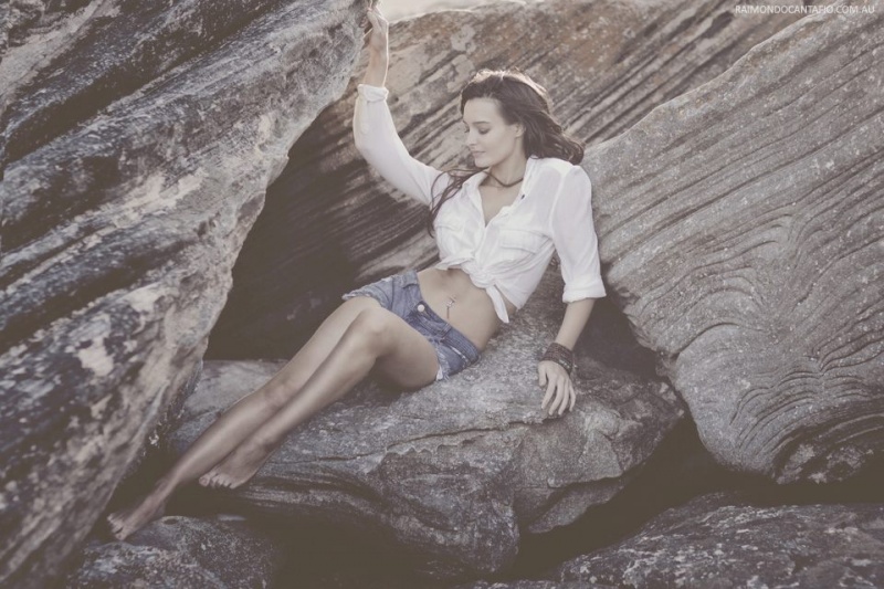 Female model photo shoot of Sophie Alexandra Mcm by Raimondo Cantafio in North Curl Curl