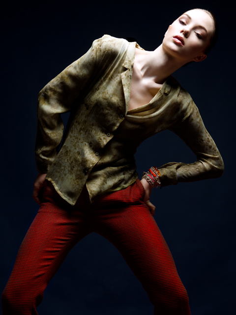 Female model photo shoot of Katya Polyakova in NYC