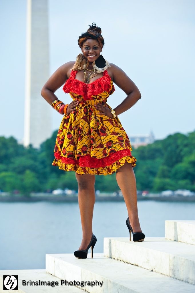 Female model photo shoot of MsM Africa in Lincoln Memorial