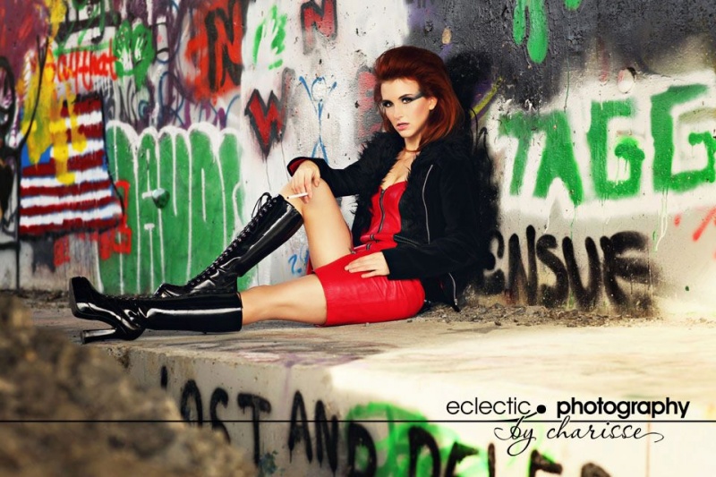 Female model photo shoot of Ashton Avis by Eclectic Photography , hair styled by Jill Anderson