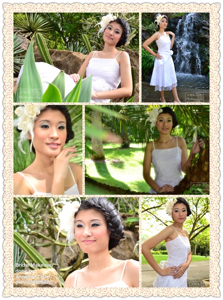 Female model photo shoot of Angeline Chan and faith_1985 in Singapore Botanical Garden