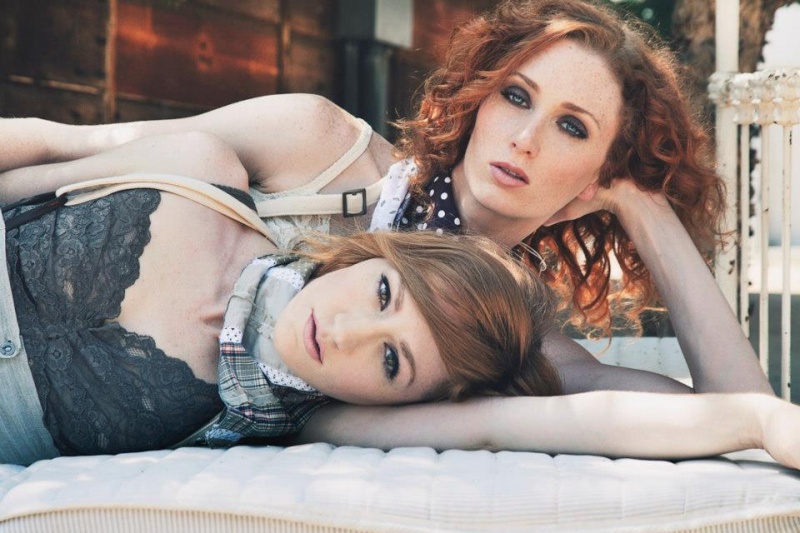 Female model photo shoot of Joy Prism and Jill Evyn by SequoiaEmmanuelle, makeup by jill fogel