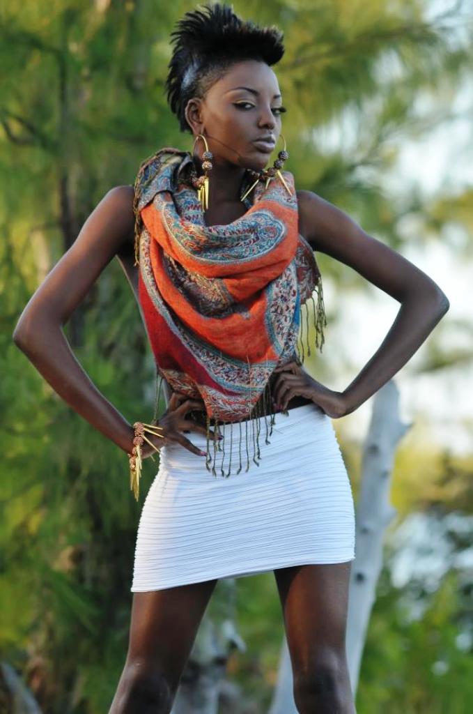 Female model photo shoot of Magdala  joseph in Nassau, Bahamas