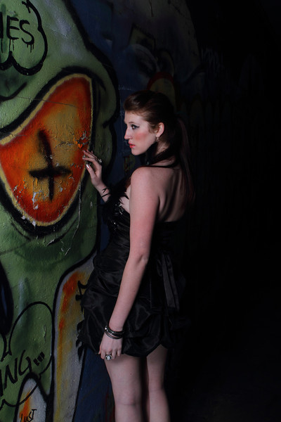 Female model photo shoot of BrittanyMarieWoods by PsM Photography in Krog Street Tunnel
