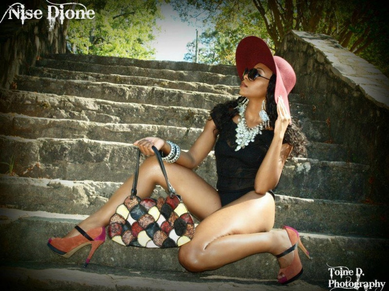 Female model photo shoot of Nise Dione